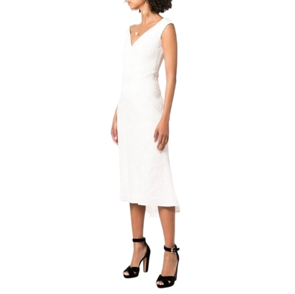 Tadashi Shoji Jacquard Midi Dress - Picture 4 of 6